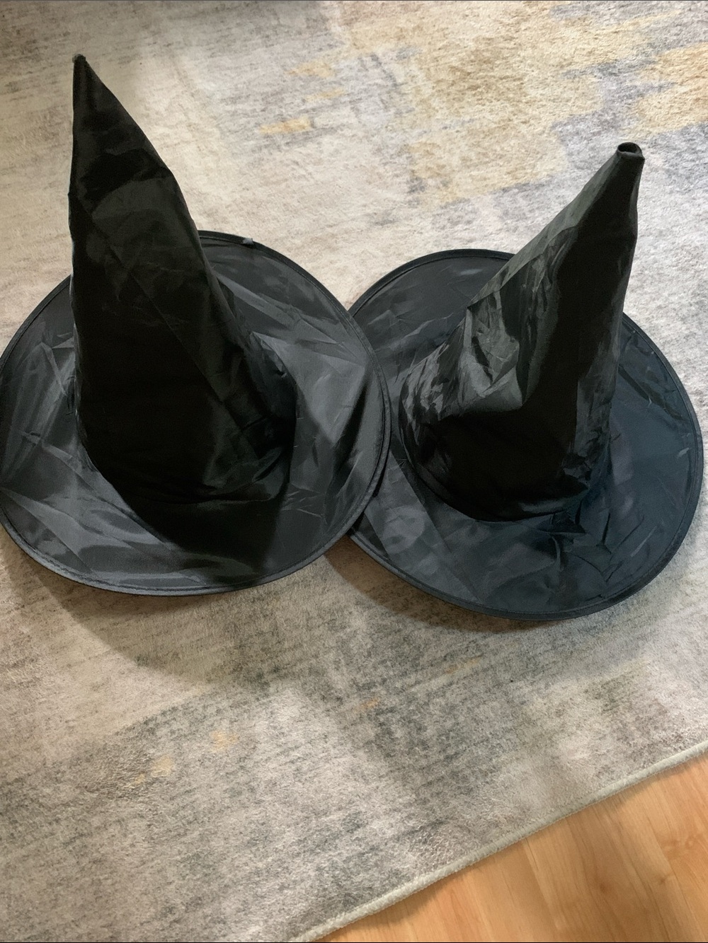 Pair of Black Witch Hats